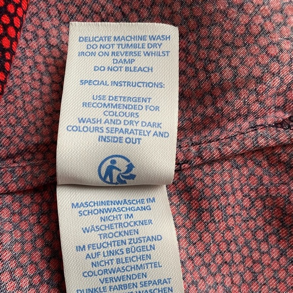 Boden Women’s Red Polka Dots Long Sleeve A-Line Shift Dress Size 14L - Picture 9 of 10